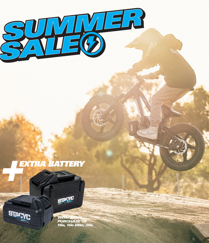 STACYC Electric Stability Cycles - Electric Balance e-Bikes for Kids ...